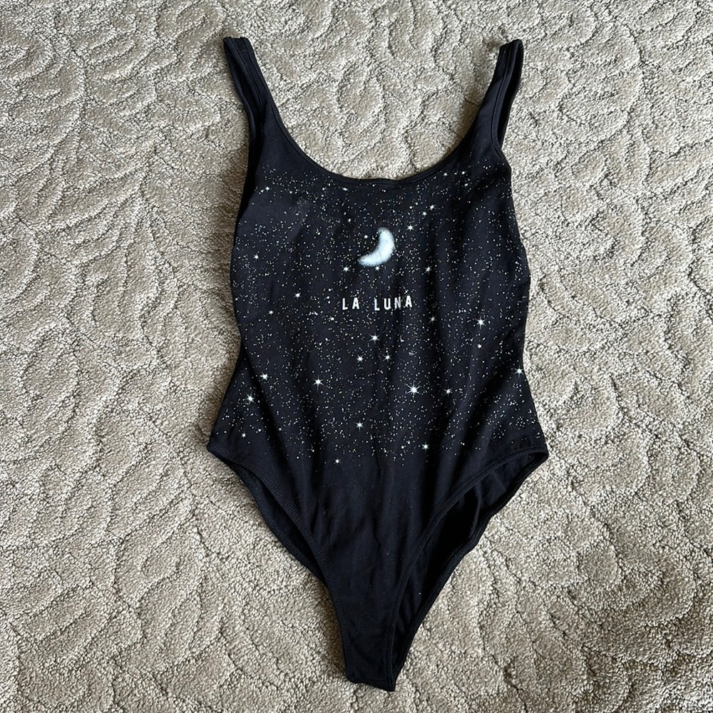 LA HEARTS PACSUN BLACK BODYSUIT SIZE MEDIUM